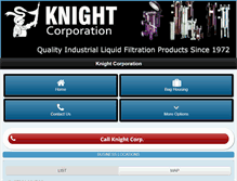 Tablet Screenshot of knightcorp.com